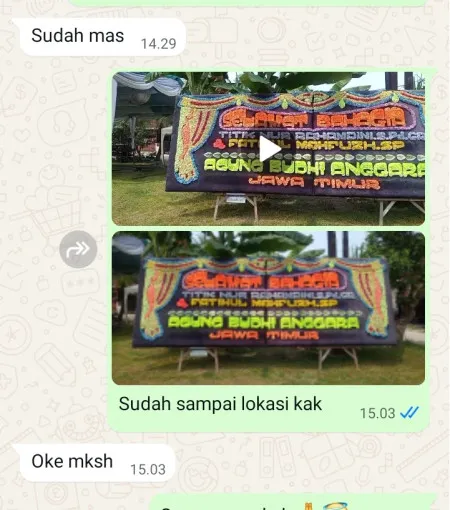 Pengiriman Papan Bunga Wanakerta Cibatu