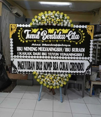 Papan Bunga di Wanakerta Cibatu